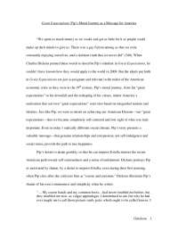 Gittelson 1 Great Expectations: Pip's Moral Journey as a ...