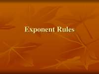 Exponent Rules: Understanding Bases and Exponents