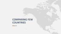 COMPARING FEW COUNTRIES