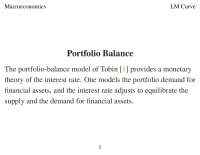 Macroeconomics LM Curve