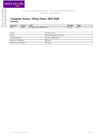 Computer Science MEng (Hons) 2019-2020 | Study Guides, Projects ...