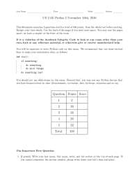 CS 1110 Prelim 2 Exam
