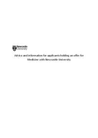 Newcastle University: Important Information for Medicine Applicants