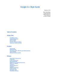 Google C++ Style Guide | Lecture notes Construction | Docsity