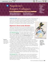 Napoleon's Empire Collapses | Slides French | Docsity