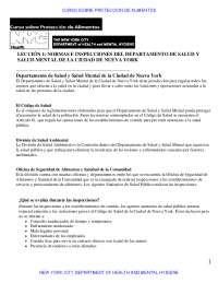 curso sobre proteccion de alimentos new york city department ...
