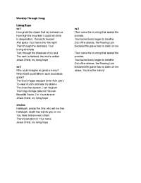 Worship Through Song: Living Hope vs1 How great the chasm ...