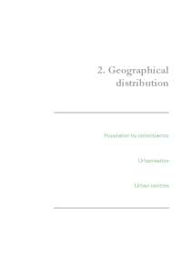 Population and Urbanisation Trends in Ireland
