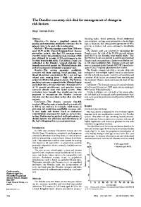 The Dundee coronary risk-disk for management of change in ...