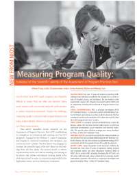 Evaluating Program Quality with APT: A Reliability Study