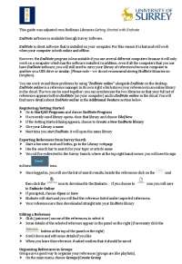 Getting Started with EndNote: A Comprehensive Guide for Managing References and Citations
