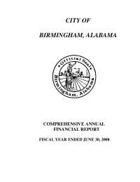 Birmingham, AL Special Revenue Funds Balance Sheet 2008