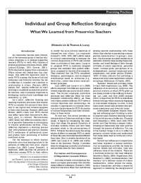 Exploring Reflection Strategies for Preservice Teachers: Cultural Dispositions