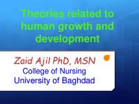 Theories of Human Growth and Development: Freud, Erikson, and Piaget