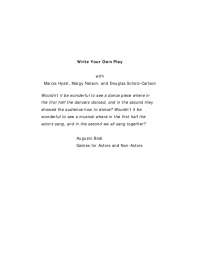 Write Your Own Play