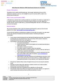 PRN Medication Guidance for Care Homes: Safe Administration of 'When Required' Medications