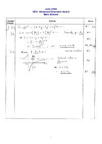 Mark scheme - 9801 - June 2006