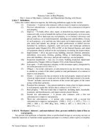 Claim of Lien on Real Property in North Carolina