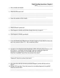 Night Reading Questions Chapter 1