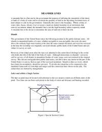 Meander Lines and Boundaries: Defining Shorelines and Determining Land Ownership