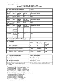 PAF Programme Information: Classics MA at King's College London