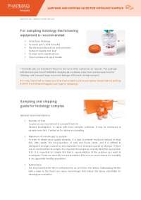 Sampling and Shipping Guide for Histology Samples in Fish Disease Investigation