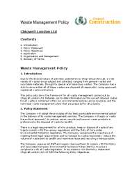 Waste Management Policy