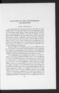 Church & Salvation of Non-believers: Implicit Faith & God's Universal Will