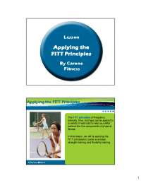 Applying the FITT Principles