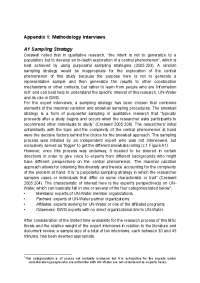 Method for Expert Interviews in UN-Water Research: Sampling, Data Collection, and Analysis
