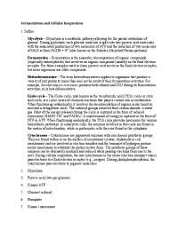 Fermentation and Cellular Respiration: Glycolysis, Fermentation, and the Krebs Cycle