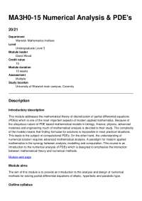 Introduction to Discretizing Elliptic, Hyperbolic, and Parabolic Equations