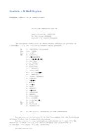 National Insurance Number & Gender Identity: A Case Study at EC of Human Rights