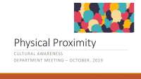 Understanding Comfort Levels in Social Interactions: Proximity Zones & Cultural Awareness