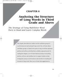 Analyzing the Structure of Long Words in Third Grade and ...