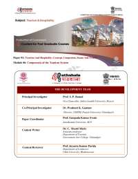 Understanding the Components of the Tourism System: A Systematic Approach