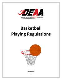 Basketball Playing Regulations