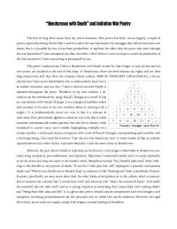 Uncovering War Poetry's Depths: Replicating Alan Seeger's 'Rendezvous with Death'