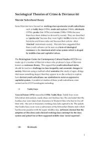 Sociological Theories of Crime & Deviance (6)