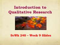 Understanding Qualitative Research: Methods, Types, and Applications