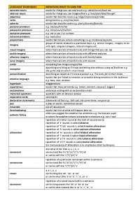 language techniques