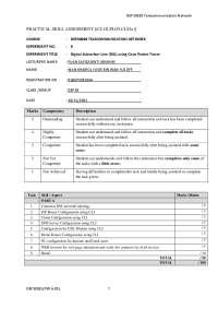 DEP30083 Telecommunication Network ...