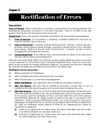 Errors in Accounting: Commission and Omission Errors