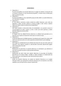 Análisis Financiero: Determinación de Marginés de Utilidad y Estados Financieros