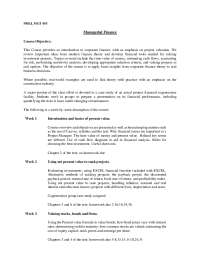 Managerial Finance for Project Managers: Valuing Investment Projects