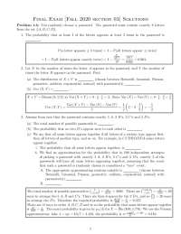 MAT 477 - Probability Theory Final Exam