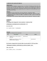 Ejercicio de Crédito y Anticipos: Emisión, Cancelación y Intereses