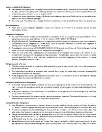 Law of Obligation and Contracts: Short Reviewer