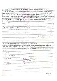 Physics Exercises Answers