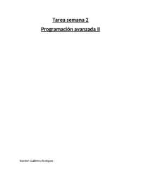 Tarea de programación avanzada II: análisis y desarrollo de dos programas en Python